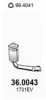 PEUGE 1731L3 Catalytic Converter